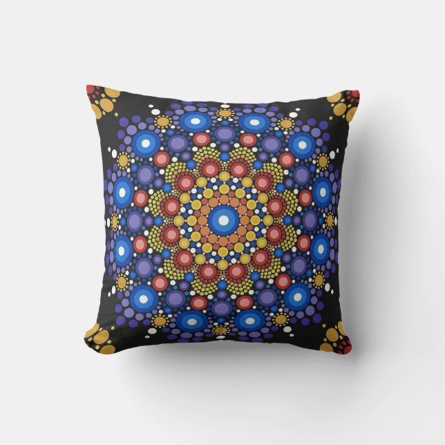 Almofada Bohemian Style Throw Pillow (Frente)