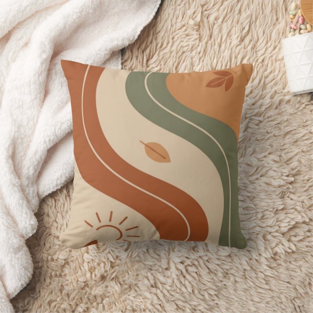 Almofada Boho Balance & Calm Decorative Pillow | Burnt  (Cobertor)