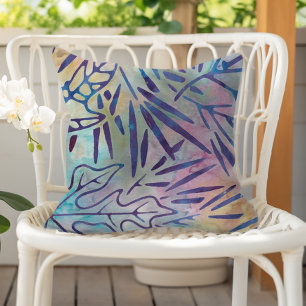 Almofada Boho Batik Purple Deixa Pastel Rainbow