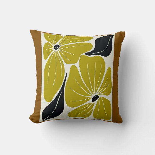 Almofada Boho Bloom Travesseiro decorativo (Frente)