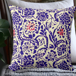 Almofada Boho Blue Abstrato