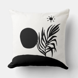 Almofada boho bohemian floral sun moon