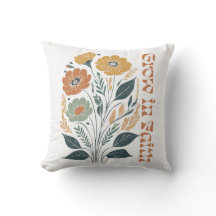 Boho Christian Inspirational Cresce em Fé