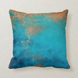 Almofada Boho Copper Blue Rustic