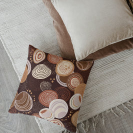 Almofada Boho Earth Tones Throw Pillows
