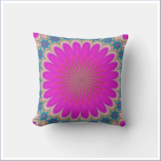 Almofada Boho Hot Pink Mandala