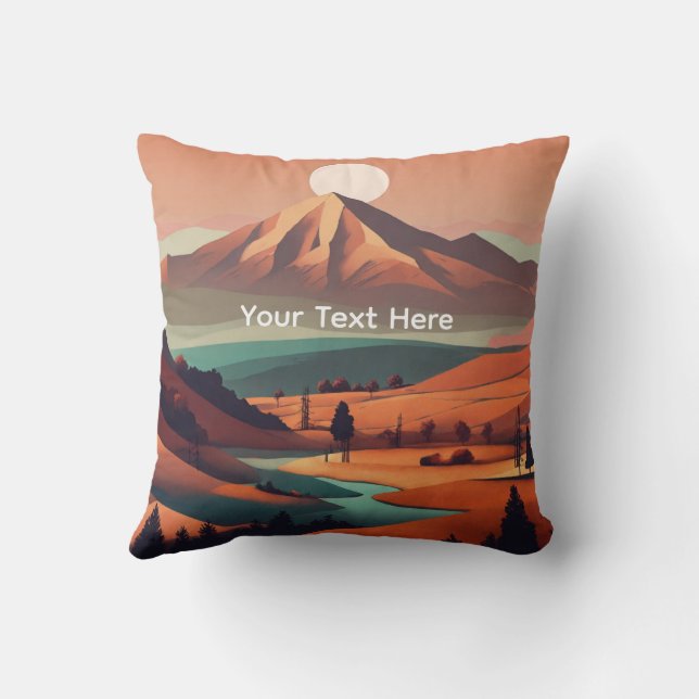 Almofada Boho landscape  (Verso)