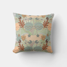 Almofada Boho modern geometric wallpaper