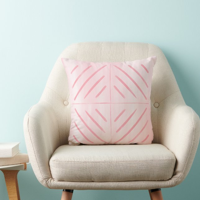 Almofada Boho padrão rosa shabby chiq feminina (Criador carregado)
