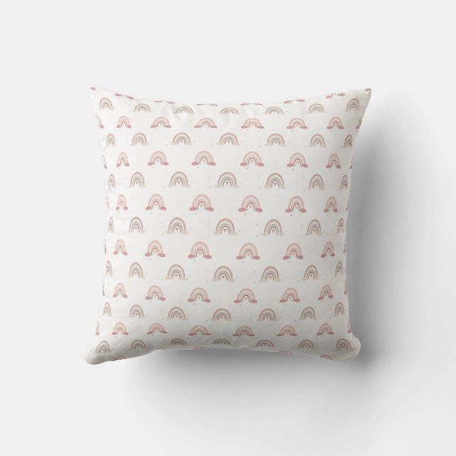 Almofada Boho Rainbow Baby Design Burp Clods (Verso)