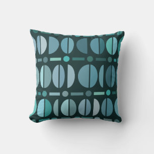 Almofada Boho Retro Bowls - Teal do Padrão