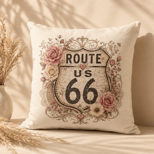 Almofada Boho Shabby Chic Mãe Estrada Acento (Criador carregado)