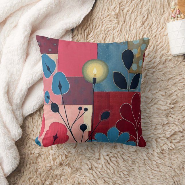 Almofada Boho Travesseiro decorativo Botânico - Cushion Flo (Cobertor)