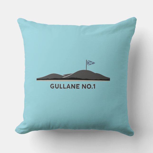 Almofada Bola de golfe Gullane Escócia (Frente)