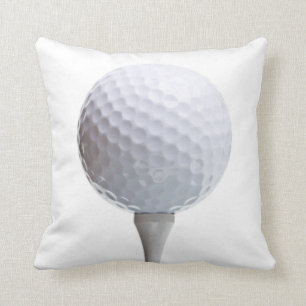 Almofada Bola de golfe & T no modelo personalizado branco