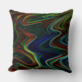 Almofada Bola de lã colorida enrolada, o que ela faz?