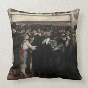 Almofada Bola mascarada na ópera, 1873 de Manet  