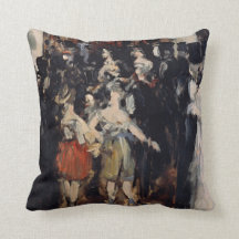 Bola mascarada na ópera por Edouard Manet