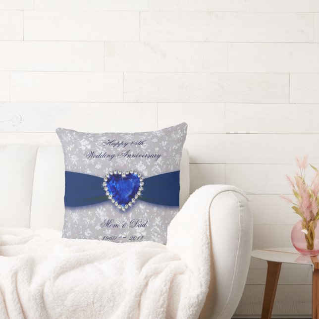 Almofada Bold Damask 45º Travesseiro decorativo de aniversá (Sofá)