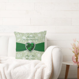 Almofada Bold Damask 55º Travesseiro decorativo de aniversá