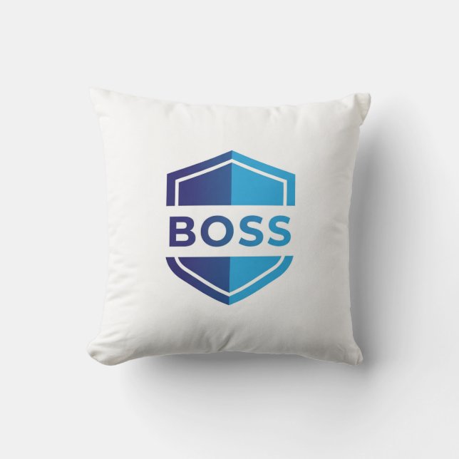 Almofada Bold Leadership Emblem Boss (Frente)