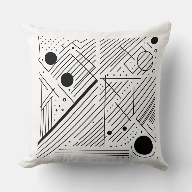 Almofada Bold Monochrome Geometry (Frente)