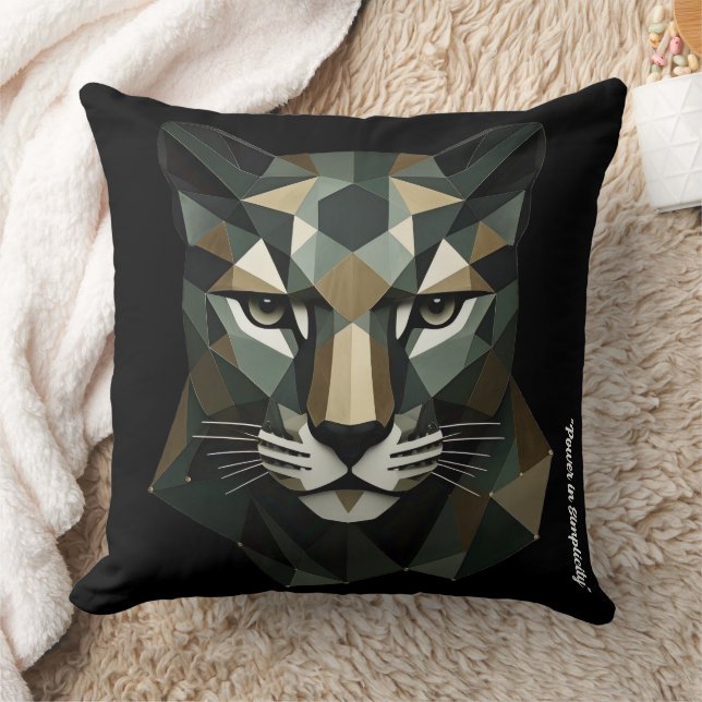 Almofada "Bold Triangular Form" Throw Pillow (Cobertor)