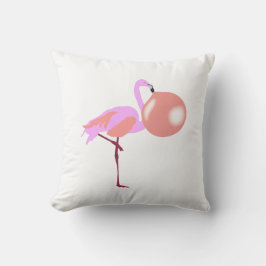 Almofada Bolha Engraçada Goma Flamingo Soprando Bolha