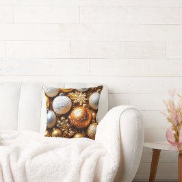 Almofada Bolhas de ouro de decoração de Natal