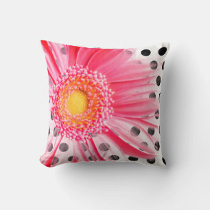 Almofada Bolinhas e ventilador cor-de-rosa