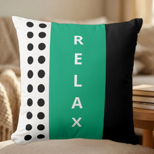 Almofada Bolinhas relaxam em verde