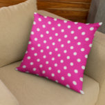 Almofada Bolinhas Rosa<br><div class="desc">Travesseiro decorativo de bolinhas rosa</div>