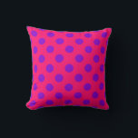 Almofada Bolinhas roxas no cerco<br><div class="desc">Bolinhas roxas no cerco</div>