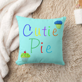 Almofada Bolo de Aniversário de Bebê Menino Cutie Pie Amare