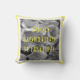 Almofada Bom dia luz do sol Travesseiro 16"X16"