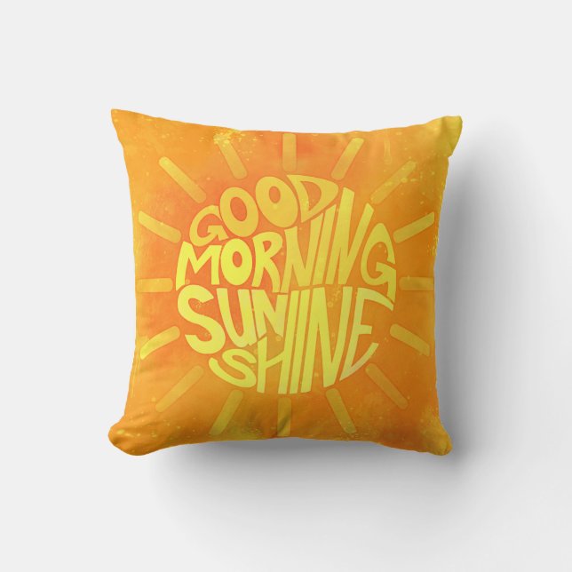Almofada Bom Dia, Sunshine! (Frente)