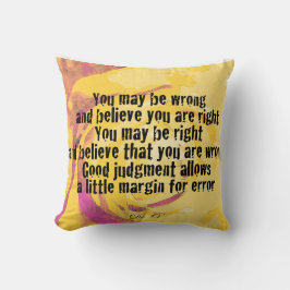 Almofada Bom julgamento