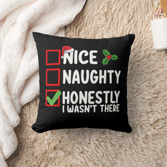 Almofada Bom Malvado Honestamente Eu Não Estava Lá Natal (Cobertor)