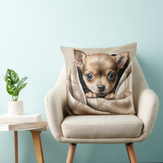 ALMOFADA BOMBA CHIHUAHUA DE PEQUENA DIMENSÃO ADORÁVEL EM BR