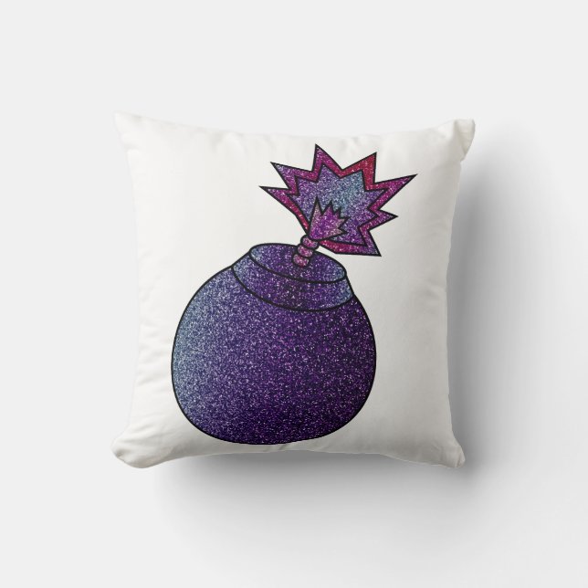 Almofada Bomba Glitter Galaxy (Frente)