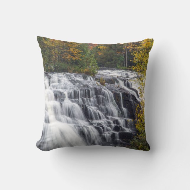 Almofada Bond Falls no Outono Perto de Paulding, Michigan (Frente)