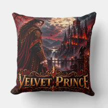 Boné Veludo Príncipe Gótico Vampiro