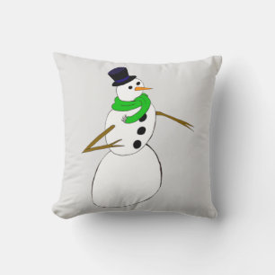 Almofada boneco de neve