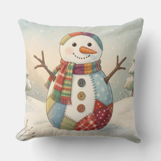 Almofada Boneco de Neve Alegre