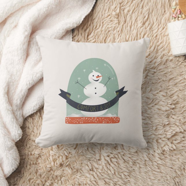 Almofada Boneco de neve Comfort & Joy  (Cobertor)