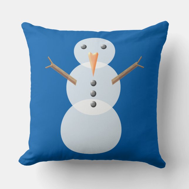 Almofada boneco de neve de natal (Frente)