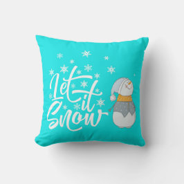 Almofada Boneco de Neve Feliz