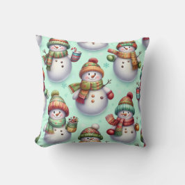 Almofada Bonecos de Neve Bobos