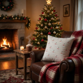 Almofada Bonecos de Neve Botão Fofo Cinza