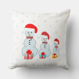 Almofada Bonecos de neve fofos